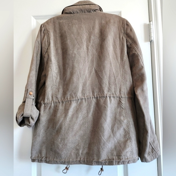 Womens Vince Camuto lightweight suede like jacket size Small - Picture 3 of 9